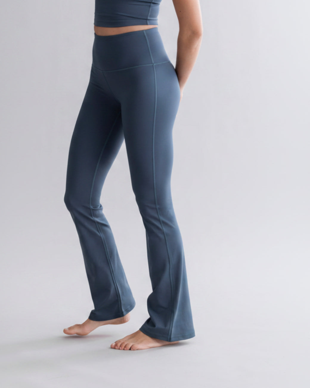 Leggings Flared Cotton Touch Teal – Styling-Look – Hey Honey