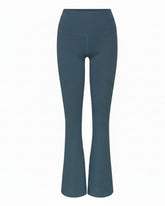 Leggings Flared Cotton Touch Teal – Nahaufnahme Stoff – Hey Honey