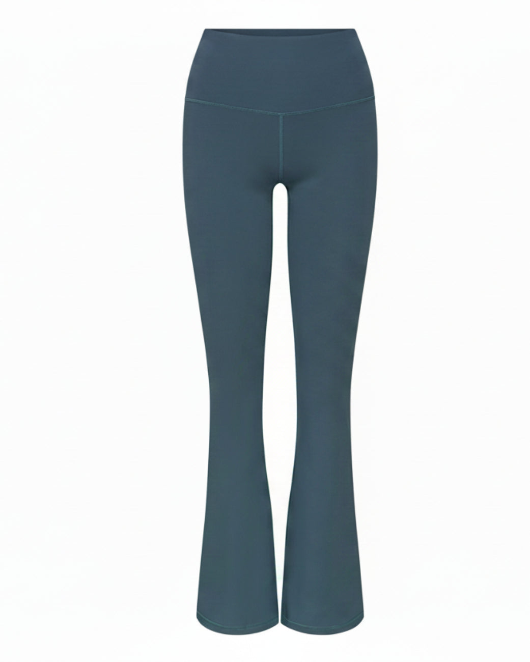 Leggings Flared Cotton Touch Teal – Nahaufnahme Stoff – Hey Honey