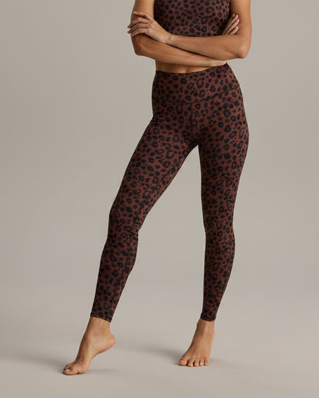 Leggings Leo Chocolate – Rückansicht – Hey Honey