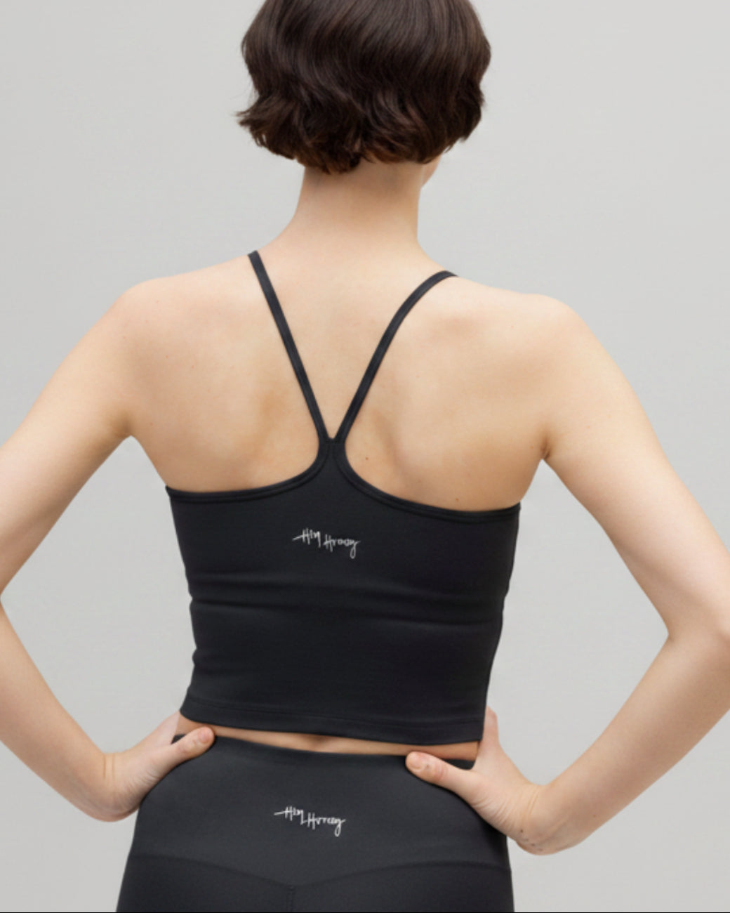 Longline Bustier Always Dressed Black – Bewegungsaufnahme – Hey Honey