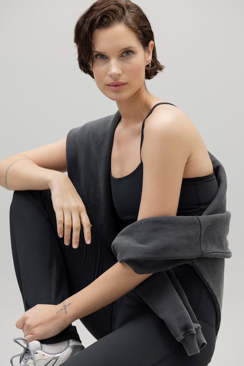 Longline Bustier Always Dressed Black – Rückansicht – Hey Honey