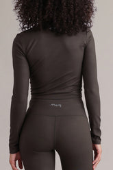 Longsleeve Cropped Always Dressed Forest Night – Studioaufnahme – Hey Honey