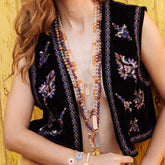 Mala Kette Achtsamkeit Amethyst – Layering Look – Hoffnungsträger