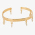 Mantra Armreif Lokah Samstah Glückstränen Gold – Armband von Hoffnungsträger