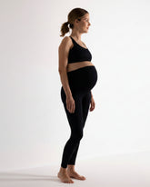 Umstandsleggings Black – Bewegungsaufnahme – Hey Honey