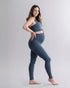 Umstandsleggings Cotton Touch Teal – Yoga-Umstandsleggings von Hey Honey
