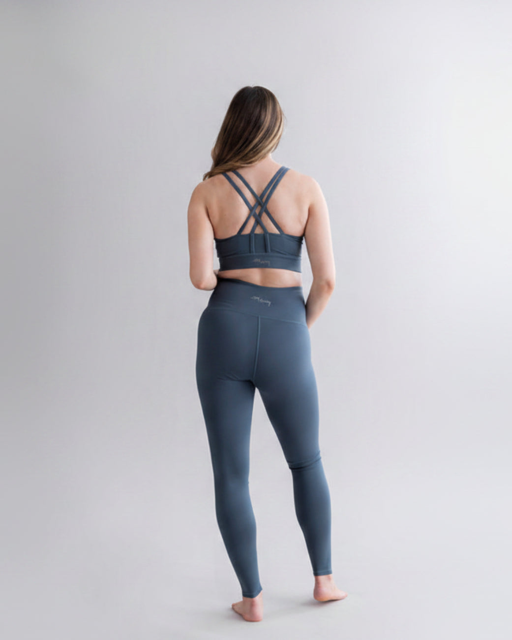 Umstandsleggings Cotton Touch Teal – Styling-Look – Hey Honey