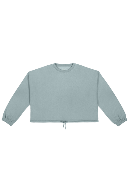 NIA Womens Sweater Stone Blue
