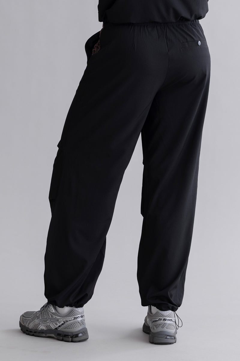 Ribstop Pants Black – Bundansicht – Hey Honey