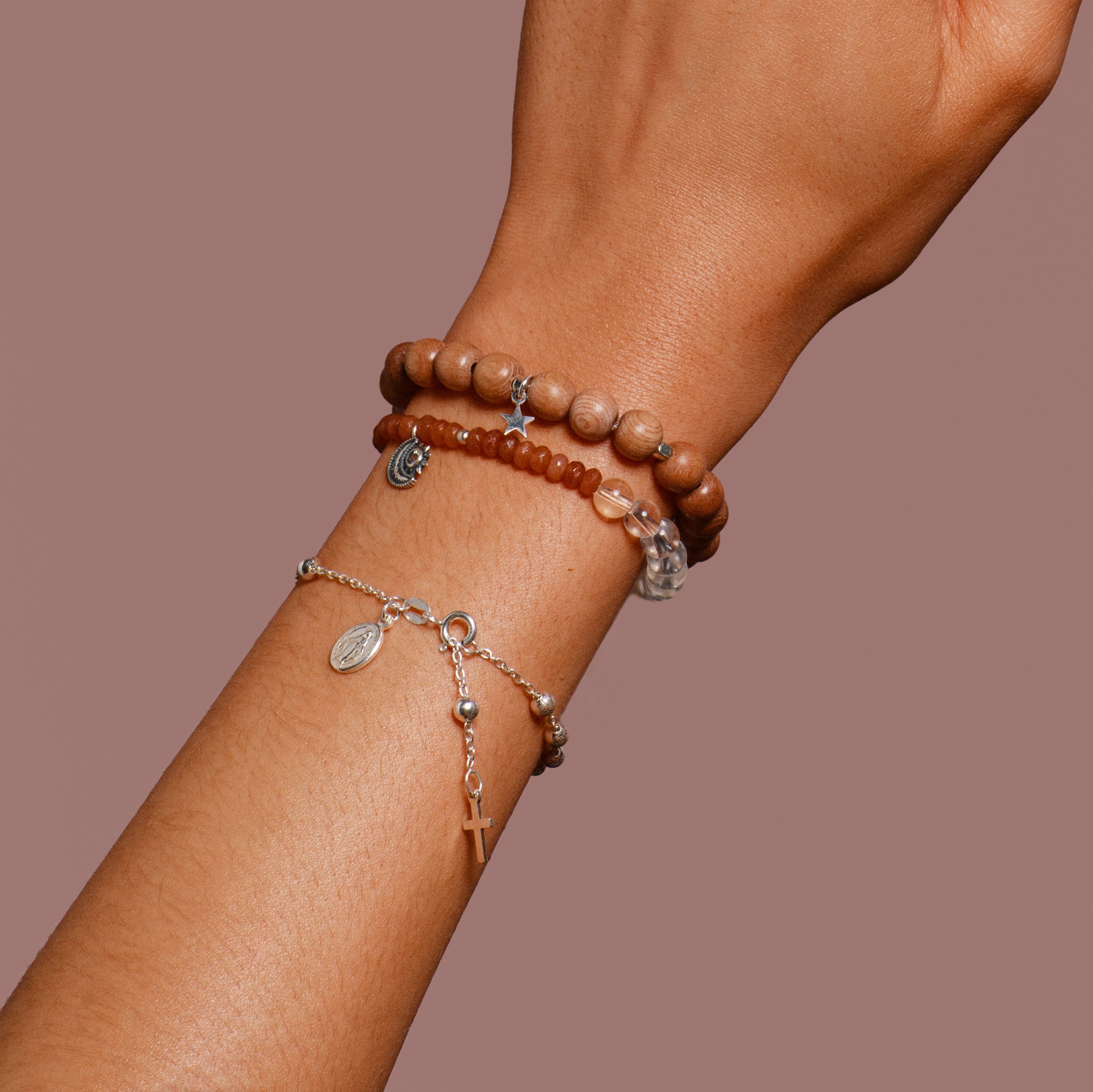 Rosenkranz Armkette Prayer Silber – Styling am Handgelenk – Hoffnungsträger