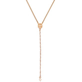 Rosenkranz Kette Prayer Roségold Rosenquarz – Halskette von Hoffnungsträger