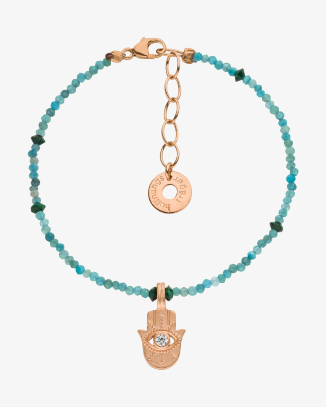 Schutzarmband Hamsa Motivation Roségold – Armband von Hoffnungsträger