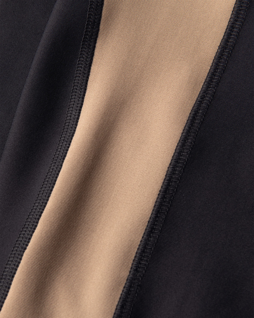 Shaped Block High Waist Leggings - Black