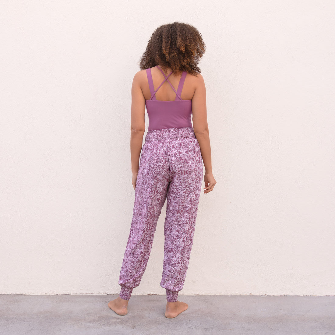 Yogahose Ananda - Paisley Mauve