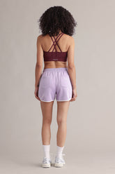 Trackshorts Lilac Breeze – Rückansicht – Hey Honey