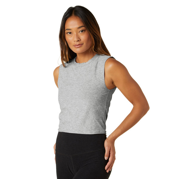 Tank Top Ruched Down - Silver Mist