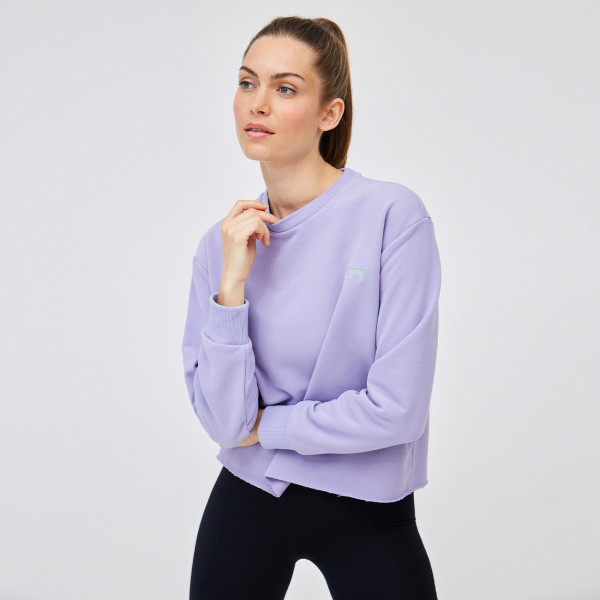Sweater Cropped - Lilac