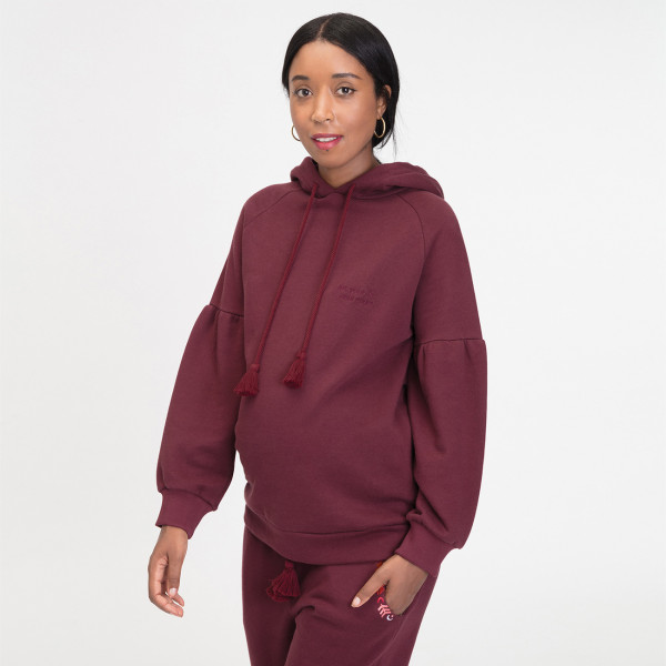 Pullover Maternity Soulfully - Bordeaux