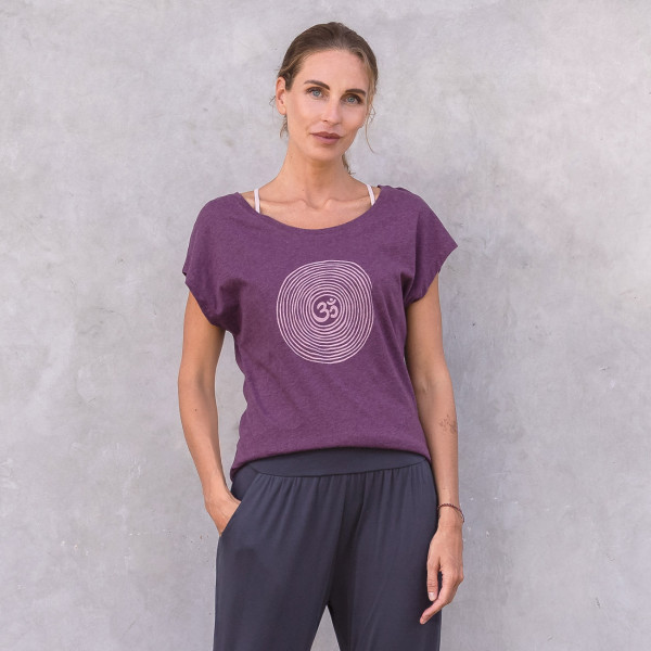 T-Shirt Om - Purple Melange