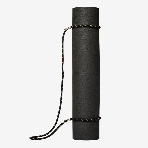Geflochtener Yoga-Tragegurt - Black/Beige