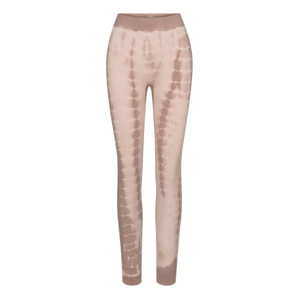 Leggings Lena - Coublestone with Taupe Tie Dye