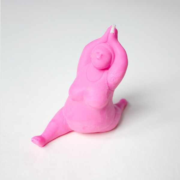 The Splits Candle - Pink